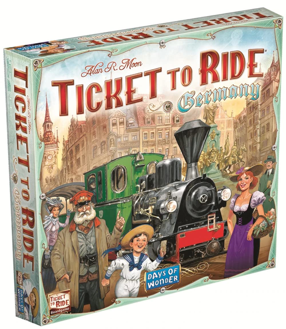 Days of Wonder | Ticket To Ride Germany Board Game | Ages 8+ | For